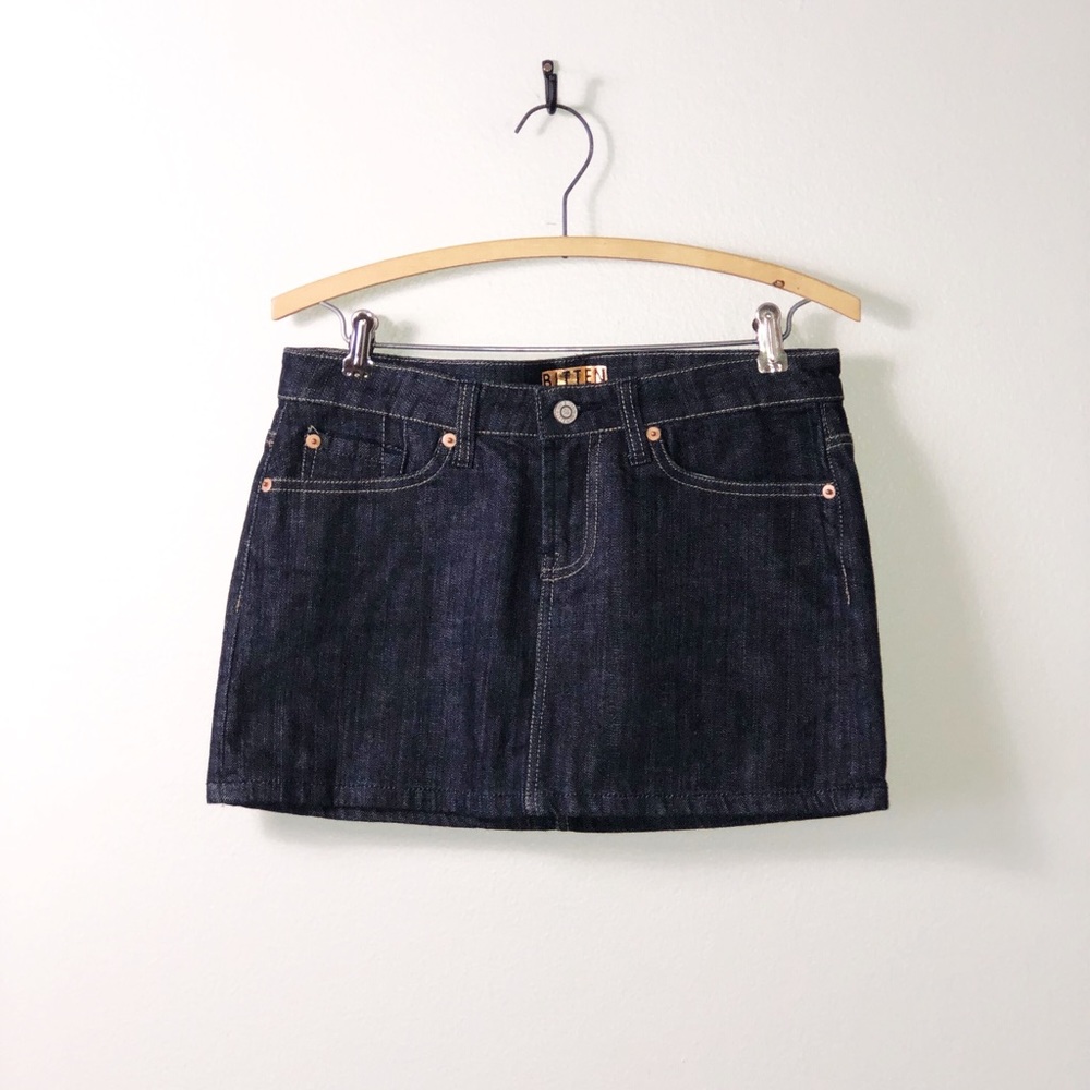 Bitten by Sarah Jessica Parker Denim Mini y2k